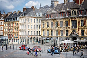 LILLE Ã¢â¬â FRANCE: Place du General de Gaulle square in front of the old Stock Exchange building in Lille, FranceÃÂ 